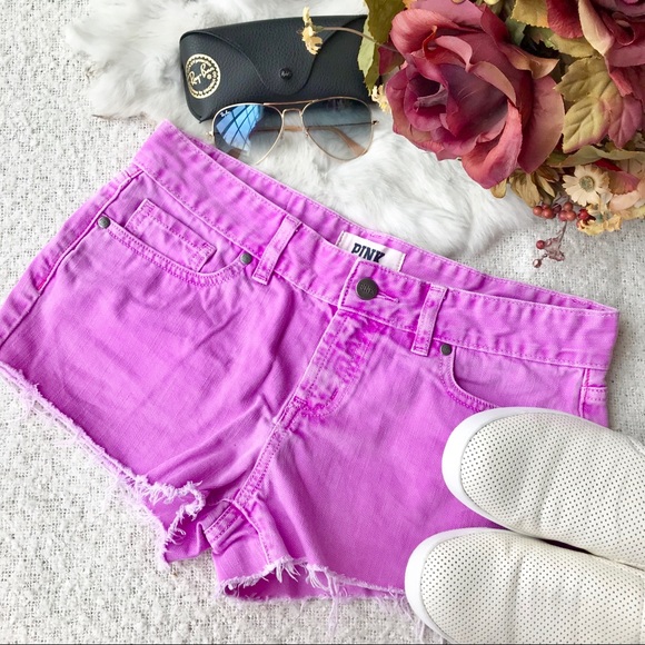 PINK Victoria's Secret Pants - PINK Distressed Shorts✨